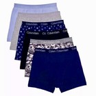 Calvin Klein Boys 6-pack Cotton Strech Boxer Briefs  Large Waist Size 26-27 Inch