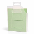 The Organized Option Handle-it 8 5x11  Paper Storage Organizer With 
