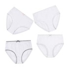 Buyless Fashion Girls Tagless Panties Assorted Cotton Brief Underwear 4 Pack