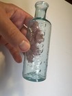 Antique Open Pontil Medicine Tooled Lip Bottle R E Sellers Druggist Pittsburgh