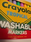 Crayola Vintage Tropical Colors Washable Markers 8 Count 1992