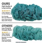 Back Scrubber Shower Loofah Long Handle Bath Body Brush Soft Nylon Mesh Sponge