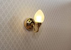 Dollhouse Tear Drop Sconce Battery Operated With Wand 1 12 Scale Miniature Lamp