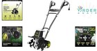 Electric Garden Tiller Steel Tines 16 Inch 12 Amp Heavy Duty Gardening Equipment