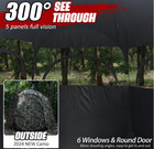 Hunting Blind 1-3 Person See Through Quick Set Pop Up Ground Blinds For Deer