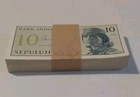 1964 Bank Indonesia 100 Pcs Consecutive Uncirculated Bank Notes - 10 Sepuluh Sen