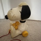 Fisher-price Peanuts Snoopy   Woodstock Toy W  Pull String 