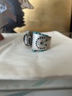 Old Pawn Navajo Sterling Turquoise Watch Bracelet