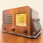 Stromberg-carlson Vintage Tube Radio 500s 1940 Art Deco 40s
