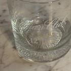 Canadian Club Classic Whisky 12oz Rocks Glass Set 2 Pc White Gold Logo Starburst