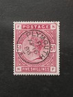 Queen Victoria 5  Sg 181 Used Cds Plymouth 1888 Well Centered Good Perforat  G