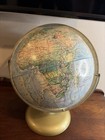 Vtg 1960s World Portrait Globe Rand Mcnally Raised Topography 12    Diameter