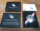 United States Mint 2014 Baseball Hall Of Fame Commemorative Coin Program