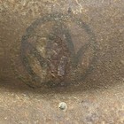 Wwi Brodie Helmet 89th Infantry Rolling W Insignia Original