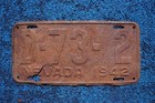 1942 Nevada Dealer License Plate