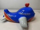 Southwest Airlines Blue Airplane Cookie Jar Ceramic Promotional 2006 Creata