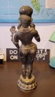 Large Antique Indian Brass Parvati Hindu Goddess Of  Love Fertility    Devotion