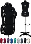 Black 13 Dials Female Fabric Adjustable Mannequin Dress Form For Sewing  Mann   