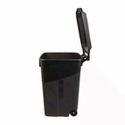  2 Pack  Hyper Tough 45 Gallon Wheeled Heavy Duty Plastic Garbage Can  Black