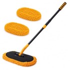 Extension Pole Car Wash Mop With Long Handle  Microfiber Car Wash Brush