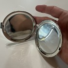 Vintage Estee Lauder Classic Quilt Double Sided Compact Mirror Magnifying