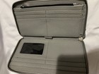 Steve Madden Gray Zip-around Wristlet Wallet For Women With Credit Card Holder
