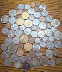 Canada Coin Lot     67 Coins     10 4 Oz     Mixed Canadian Coins     Pennies To Dollars