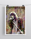 Bon Jovi 12x18in Poster  Jon Bon Jovi 1980 s Tribute Print Free Shipping Us