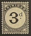 Travelstamps  Trinidad   Tobago Postage Due Stamps Scott  j3 3d Mint Og H
