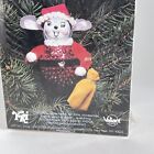 Yki Valiant Christmas Santa Mouse Makes 2 Vtg Sequin Bead Ornament Kit Nos