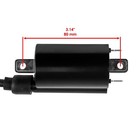2x Ignition Coil W spark Plug Boot Cap For Kawasaki Kaf620 Mule 3010 4x4 2007-08