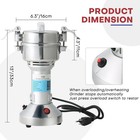 Flkqc 750w Electric Grain Mill Grinder 150g High Speed Stainless Steel
