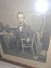 Abraham Lincoln Engraving The Head John Sartain X2 1864
