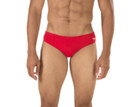 Nwt Speedo Men s Size 32 Swimsuit Brief Powerflex Eco Solar Upf 50 Red  42