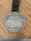 Rare Milford Massachusetts High School Engraved Medal Watch Fob Vintage Antique