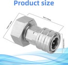 Garden Hose To Pressure Washer Adapter 3 4 Ght To 1 4 Quick Connect