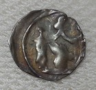 1300 s Brandenburg Prussia Silver Denar Or Pfennig Coin Kyritz Bahrfeldt 612