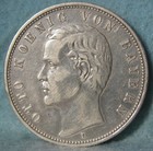 1898-d Bavaria Germany 5 Mark Large Size Silver Crown   Coin Better Grade  630