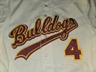 Vtg University Of Minnesota Duluth Bulldogs Umd Game Worn Used Baseball Jersey