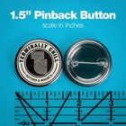 I Hate Elvis Button Pin 1 5    Vintage Pinback Replica    Elvis Presley Badge