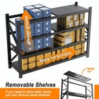 Heavy Duty Garage Shelving 71  H 3000lbs Load Capacity Metal Garage Storage