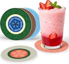 Drink Cup Coaster 5 Pieces  3 9  Cute Coaster For Desk Home Kitchen Coffee Table