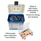 Storage Tool Box-durable Organizer Utility Box-4 Drawers  19 Compartments Each