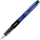 Disposable Fountain Pen - Coloured Ink - Pack Of 10 - Includes Pink blue Striped