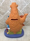 Vintage Plastic Bear In The Big Blue House Piggy Coin Bank