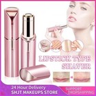 Finishing Touch Flawless Women s Painless Hair Remover Compact Hair Razor  Blush