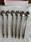 August Hahn Juveler 6 Antique Demitasse Spoons Copenhagen Denmark