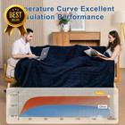 Full-size Heated Electric Blanket 72 x84  6 Levels Fast Heating Blue