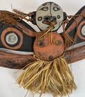 Papua New Guinea Sepik River Tribal Bat Wing Goddess Kinjinmbunduo Wood Carving
