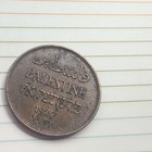1927 Palestine 2 Mils Bronze Coin Km 2 Bn Olive Branch Rev Eng ar heb